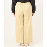 【大きいサイズ】センタープレスワイドパンツ | eur3 | 詳細画像5 