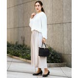 【大きいサイズ】ギャザーフレアパンツ | eur3 | 詳細画像17 