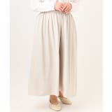 【大きいサイズ】ギャザーフレアパンツ | eur3 | 詳細画像19 