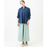 【大きいサイズ】ギャザーフレアパンツ | eur3 | 詳細画像6 