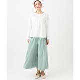 【大きいサイズ】ギャザーフレアパンツ | eur3 | 詳細画像7 