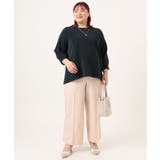 【大きいサイズ】センタープレスワイドパンツ | eur3 | 詳細画像14 