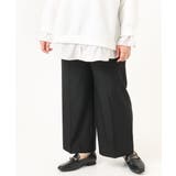 【大きいサイズ】センタープレスワイドパンツ | eur3 | 詳細画像37 