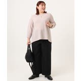 【大きいサイズ】センタープレスワイドパンツ | eur3 | 詳細画像42 