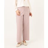 ピンク(03) | 【大きいサイズ】ベイカーワイドストレートパンツ | eur3