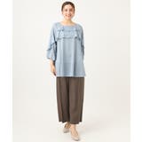 【大きいサイズ】サイロツイルワイドストレートパンツ | eur3 | 詳細画像4 