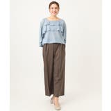 【大きいサイズ】サイロツイルワイドストレートパンツ | eur3 | 詳細画像5 