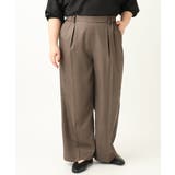 【大きいサイズ】サイロツイルワイドストレートパンツ | eur3 | 詳細画像8 