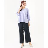 リネンライクセンタープレスパンツ | eur3 | 詳細画像4