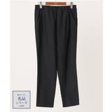 ブラック(94) | 【シリーズ累計販売2万枚！/大きいサイズ】さらさらストレッチテーパードパンツ | eur3