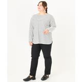 【大きいサイズ】さらさらストレッチストレートパンツ | eur3 | 詳細画像46 