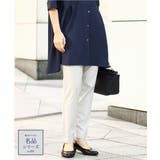 グレージュ(89) | 【大きいサイズ】さらさらストレッチストレートパンツ | eur3