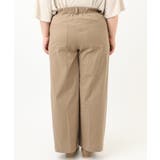 【大きいサイズ】センタープレスワイドパンツ | eur3 | 詳細画像12 