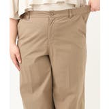 【大きいサイズ】センタープレスワイドパンツ | eur3 | 詳細画像18 