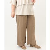 【大きいサイズ】センタープレスワイドパンツ | eur3 | 詳細画像9 