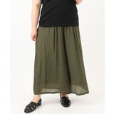 【大きいサイズ】スラブワイドパンツ | eur3 | 詳細画像4 