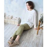 【大きいサイズ】さらさらストレッチストレートパンツ | eur3 | 詳細画像4