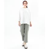 【大きいサイズ】さらさらストレッチストレートパンツ | eur3 | 詳細画像3 