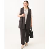 【大きいサイズ/接触冷感】カノコタックテーパードパンツ | eur3 | 詳細画像9 