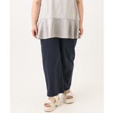 【大きいサイズ/接触冷感】ストレッチクロスコクーンパンツ | eur3 | 詳細画像10 