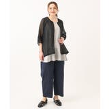 【大きいサイズ/接触冷感】ストレッチクロスコクーンパンツ | eur3 | 詳細画像6 