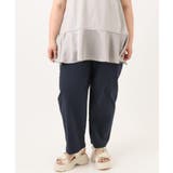 【大きいサイズ/接触冷感】ストレッチクロスコクーンパンツ | eur3 | 詳細画像9 