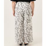 【大きいサイズ/a.v.v×eur3】リーフプリントパンツ | eur3 | 詳細画像10 