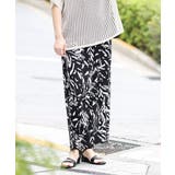 【大きいサイズ/a.v.v×eur3】リーフプリントパンツ | eur3 | 詳細画像20 