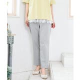 【大きいサイズ/接触冷感】ハイパーストレッチカットレングスパンツ | eur3 | 詳細画像5 