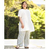 【大きいサイズ】ボタニカルプリントパンツ | eur3 | 詳細画像8 