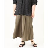 【大きいサイズ】レーヨン麻ワイドパンツ | eur3 | 詳細画像17 