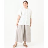 【大きいサイズ】レーヨン麻ワイドパンツ | eur3 | 詳細画像23 