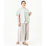 【大きいサイズ】レーヨン麻ワイドパンツ | eur3 | 詳細画像26 