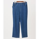 【大きいサイズ/接触冷感】ストレッチストレートデニム | eur3 | 詳細画像7 