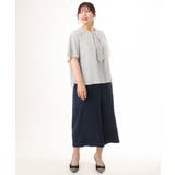 【大きいサイズ/接触冷感】クロップドワイドパンツ | eur3 | 詳細画像4 