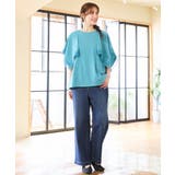 【大きいサイズ/接触冷感】ストレートワイドデニムパンツ | eur3 | 詳細画像23