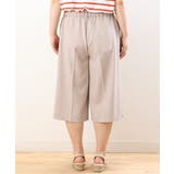 【大きいサイズ】リネンライクキュロットパンツ | eur3 | 詳細画像10 