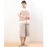 【大きいサイズ】リネンライクキュロットパンツ | eur3 | 詳細画像18 