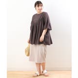 【大きいサイズ】リネンライクキュロットパンツ | eur3 | 詳細画像2 