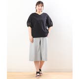 【大きいサイズ】リネンライクキュロットパンツ | eur3 | 詳細画像29 