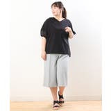 【大きいサイズ】リネンライクキュロットパンツ | eur3 | 詳細画像30 