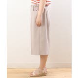 【大きいサイズ】リネンライクキュロットパンツ | eur3 | 詳細画像9 