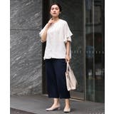 【大きいサイズ/11号サイズあり/接触冷感】洗えるカノコパンツ | eur3 | 詳細画像6 