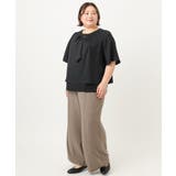 【大きいサイズ/接触冷感】カノコセンタープレスパンツ | eur3 | 詳細画像22 