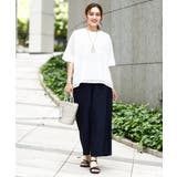 【大きいサイズ/接触冷感】ナイロンストレッチワイドパンツ | eur3 | 詳細画像22 