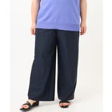 【大きいサイズ/接触冷感】ナイロンストレッチワイドパンツ | eur3 | 詳細画像24 