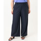 【大きいサイズ/接触冷感】ナイロンストレッチワイドパンツ | eur3 | 詳細画像25 