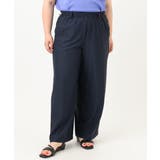 【大きいサイズ/接触冷感】ナイロンストレッチワイドパンツ | eur3 | 詳細画像26 