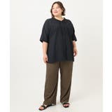 【大きいサイズ/接触冷感】カノコワイドパンツ | eur3 | 詳細画像16 