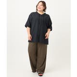 【大きいサイズ/接触冷感】カノコワイドパンツ | eur3 | 詳細画像17 